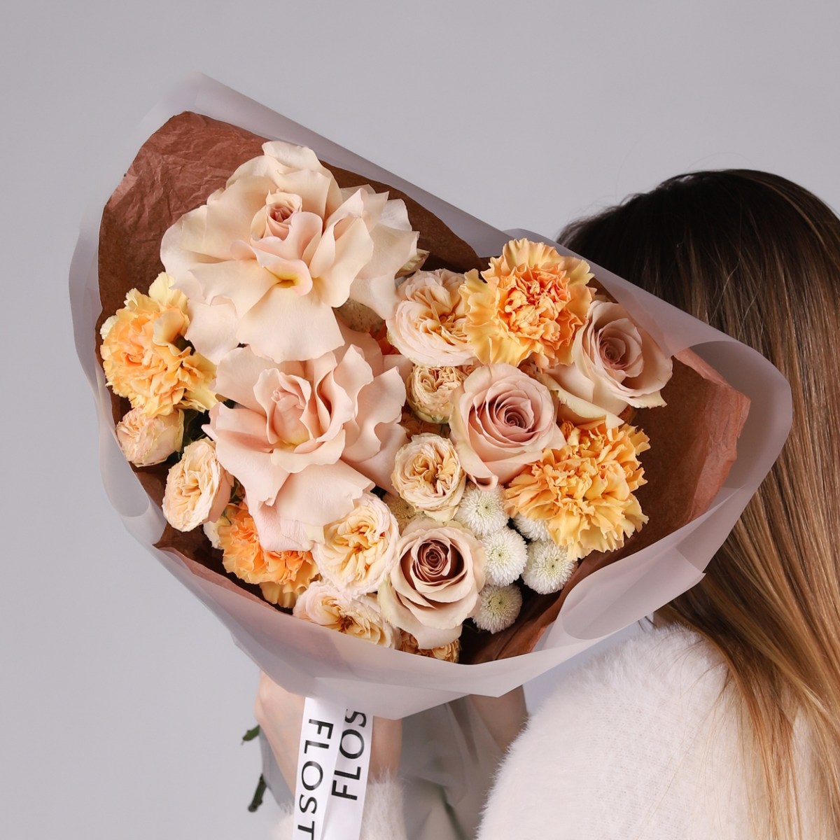 Авторский букет с французской розой